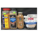 24oz Old Bay seasoning, 29oz Montreal Steak