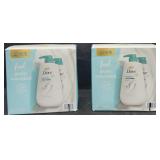 2- Dove sensitive body lotion twin pack 30oz