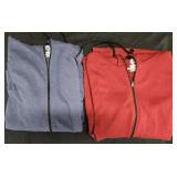 Men's size 3XL zip up hoodies.