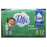 Puffs Plus Lotion 12 cube boxes