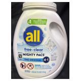 all Mighty Detergent Pacs 120 ct