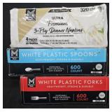 Ultra Premium dinner napkins 80 count. Plastic