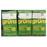 75-20g packs Gruns superfoods greens gummies