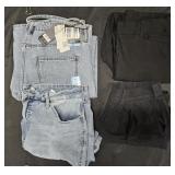 Women's size 10 jeans and denim shorts and size 8