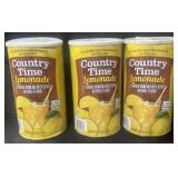 3- Country Time Lemonade 5lb 2.5 oz per container
