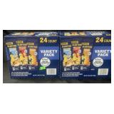 2- Boxes of Planters Variety Packs 24 count per
