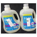 Two 210FL oz ecos plant powered laundry detergent