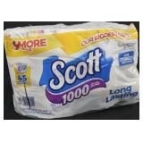 Scott bath tissue 45 rolls