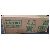 Small t-shirt carry out bags 2000 count