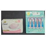 Dove Pink bar soap 16 count. Venus 3 blade