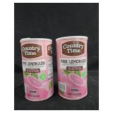 2- Country Time Pink Lemonade 5lb each