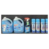 2- Windex 1 gallon each w/ spray bottle. 4-