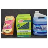 Scrub Mommy sponge set. Scotch Brite scour pads