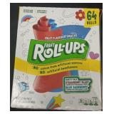 Fruit roll ups variety pk 64 count