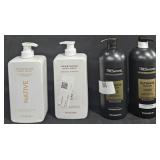 2- Native body wash 34oz each. Tressemme shampoo
