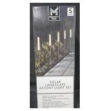 Solar Landscape accent light set. Not tested