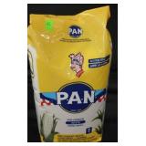 5lb bag of pan corn meal. Jiffy 40oz corn muffin