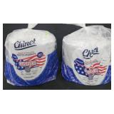 2- Chinet paper dinner plates 165 count each