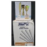 Hefty jumbo unwrapped straws 2500 count. Plastic