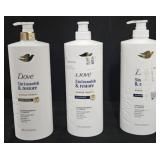 2- Dove Damage therapy shampoo 33.8oz each. Dove