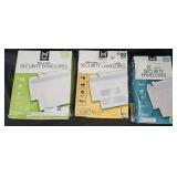 Security envelopes 1500 count, different sizes