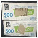 2- boxes of 500 Lids