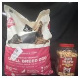 Small Breed Dog Food 25lbs, Milk Bone Maro Snacks