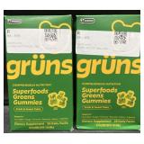 50-20g packs Gruns Superfoods Greens Gummies