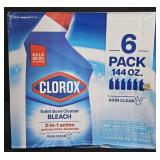Clorox toilet bowl cleaner 6 pack 24oz bottles
