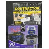 Contractor trash bags 42 count. Power Flex 33