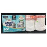 200 tall 13 gallon kitchen bags in a box. 200