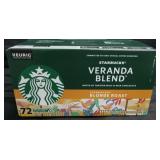 Starbucks blonde roast 72 CT cups