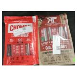 Chomps original beef sticks 12ct bag. Righteous
