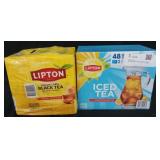Lipton yellow label black tea 312ct tea bags box.