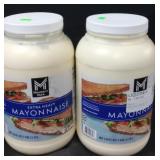2 Extra heavy mayonnaise 128oz containers