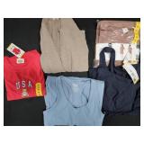 Women's size Medium shirt and dresses. Some New