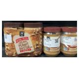 2-40 oz creamy peanut butter & 2-24oz creamy