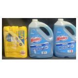 2- Windex 1 gallon each, 3- Pledge 9.7oz each