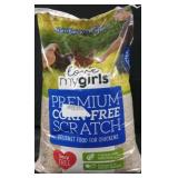 Love my girls premium corn scratch 40lb bag