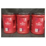 3- Folgers Classic Roast 43.5 oz each