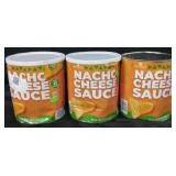 3 106oz nacho cheese sauce cans
