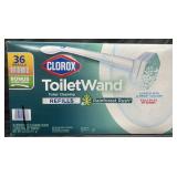 Clorox toilet wand with 36 refills