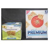 Crunchmaster crackers 16oz. Premium Saltine