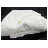 Bundles of white towels.
