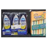 Dawn Platinum dish soap 3 pack 20oz each. Sponge