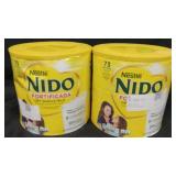 2 nido forifacada 4.85l dry whole milk cans