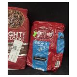 two pack of 38OZ whole bean coffee. 40OZ coffee