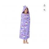 100% Cotton Kids' Hooded Towel With Hand Pockets