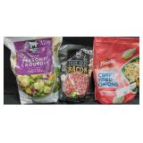 Seasoned croutons 32oz bag. 100%real bacon bits