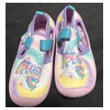 My little pony little girls water shoes size